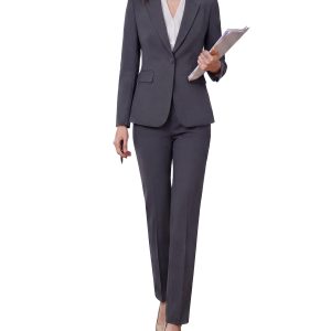 Women's Two Piece Pants Suits - Wrinkle-Free High End Business Formal Casual Blazer Set - Professional Work Outfit